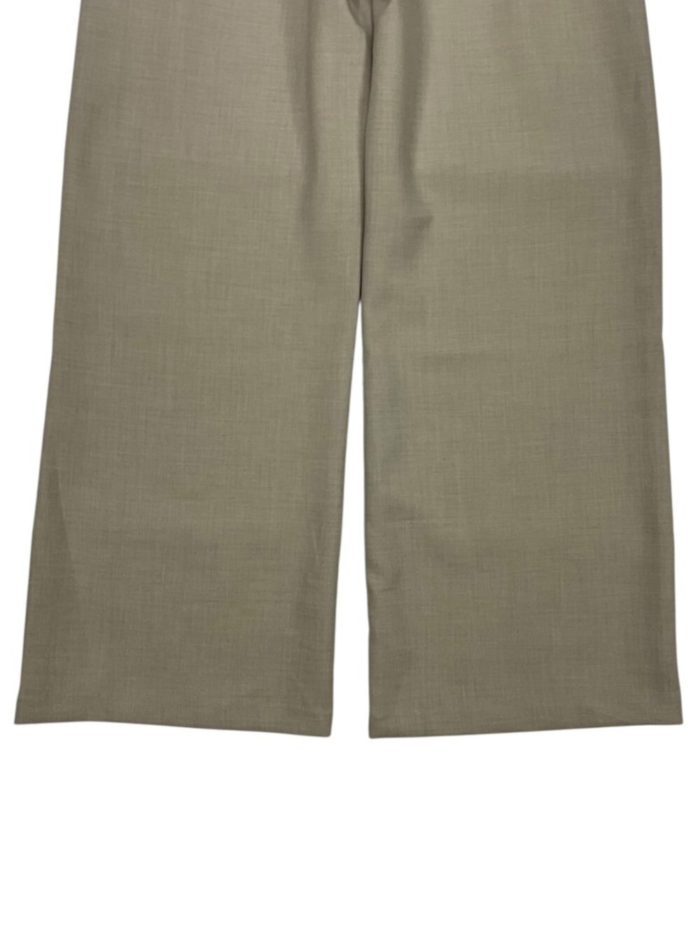 Abercrombie & Fitch A&F Sloane Tailored Wide Leg Pant XXS Short Cream NEW - Picture 10 of 12